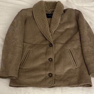 Lucky Brand Brown Teddy Jacket